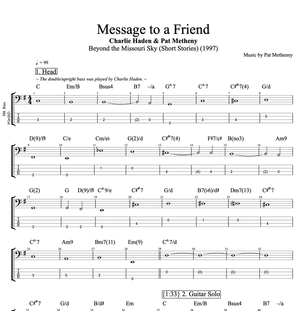 Message to a Friend
